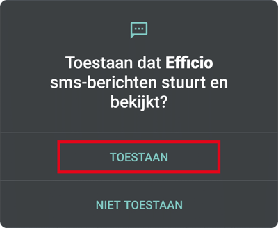 Efficio app installeren_stap 3c