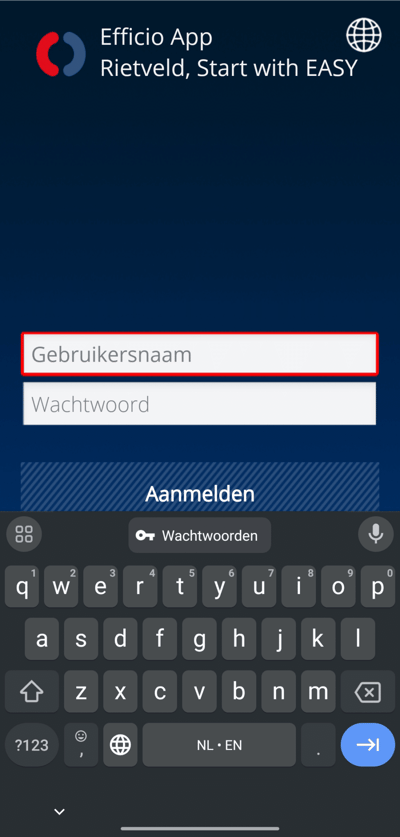 Efficio app installeren_stap 4